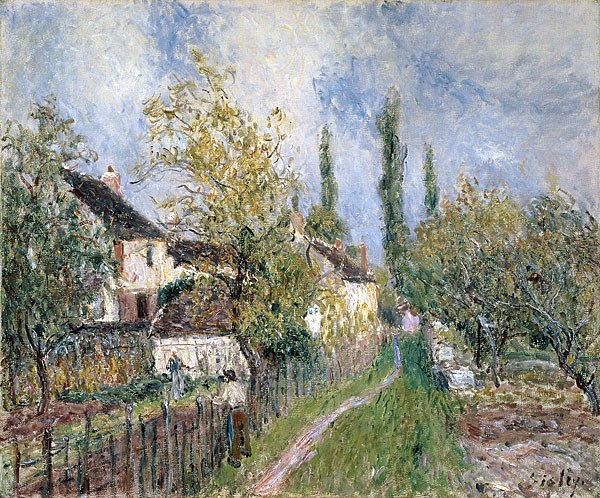 A Path at Les Sablons by Alfred Sisley