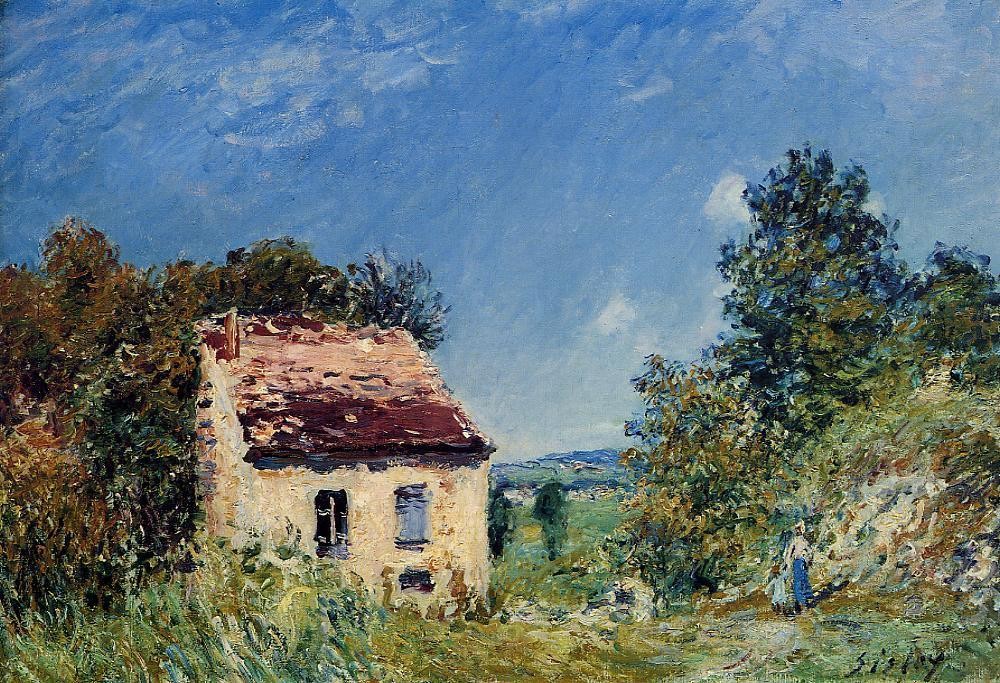 Abandoned House by Alfred Sisley