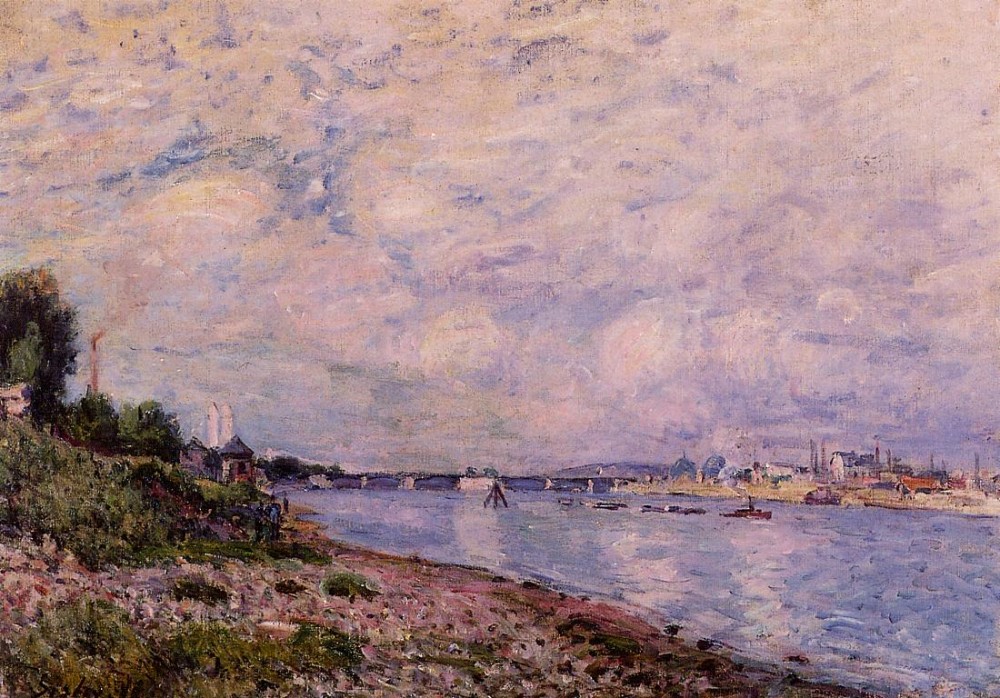 Bougival by Alfred Sisley