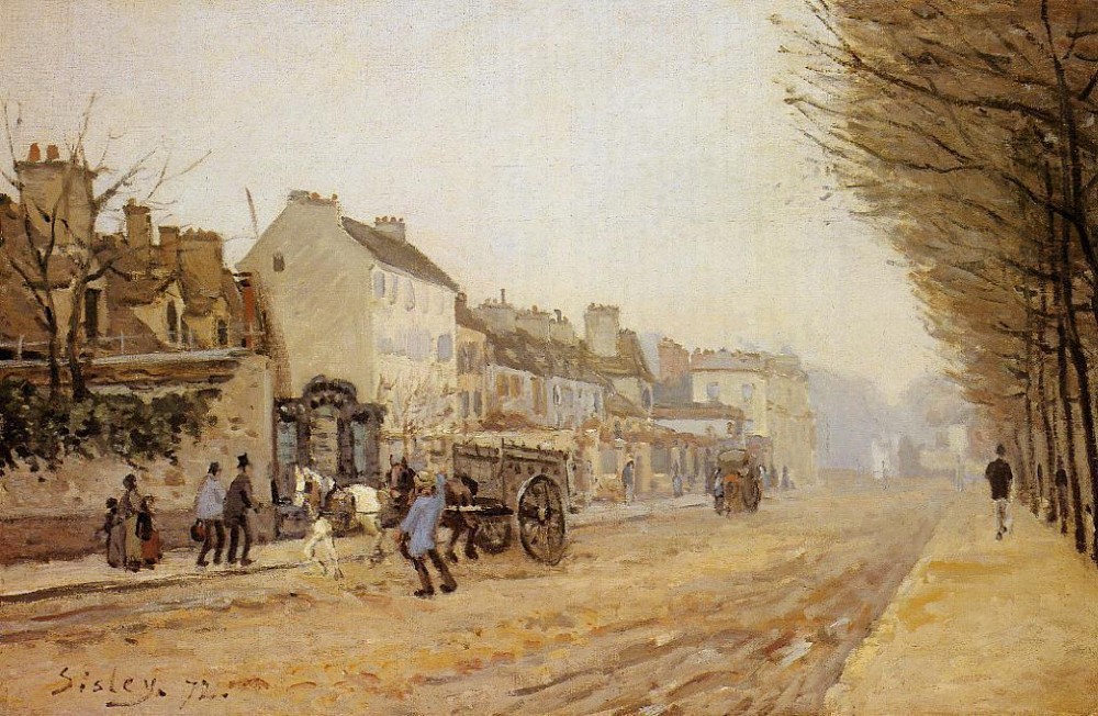 Boulevard Heloise, Argenteuil by Alfred Sisley