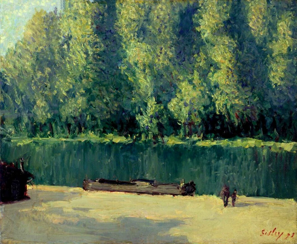 By the Loing II by Alfred Sisley