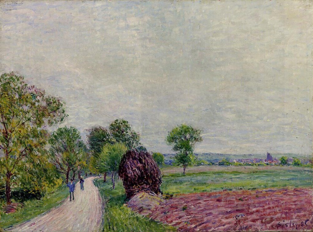 Countryside Near Moret by Alfred Sisley