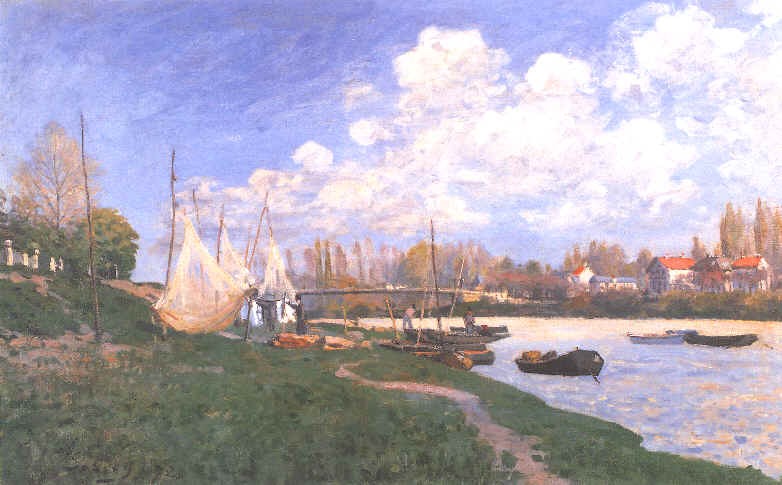 Drying Nets by Alfred Sisley