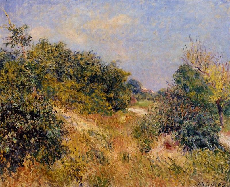 Edge of Fountainbleau Forest, June Morning by Alfred Sisley