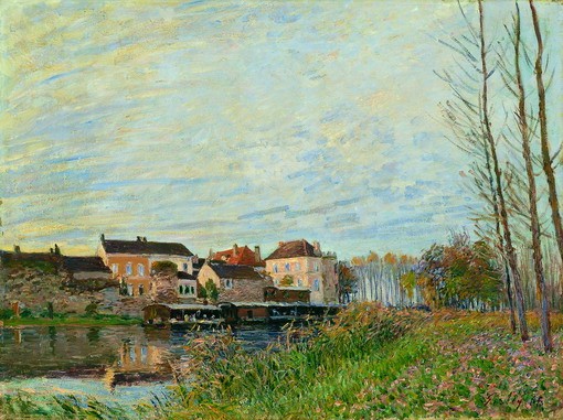 Evening in Moret, End of October by Alfred Sisley