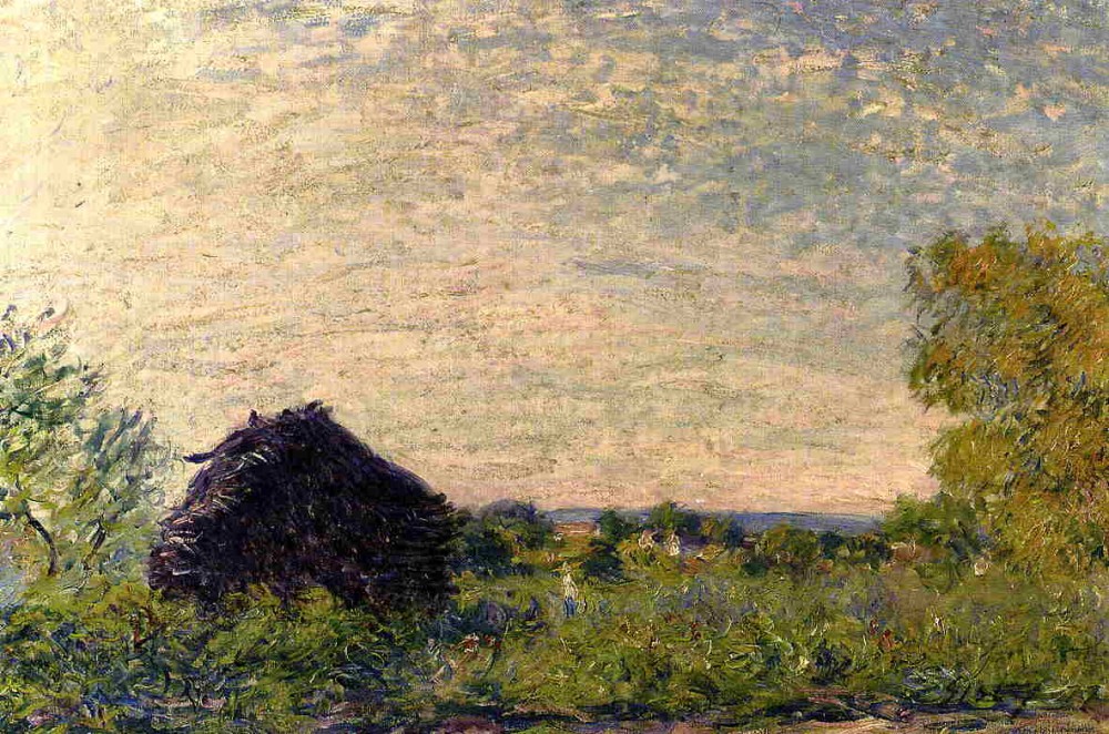 Haystack by Alfred Sisley