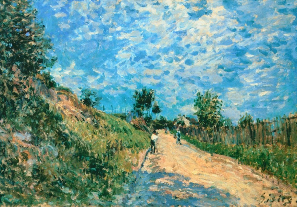 Hill Path by Alfred Sisley