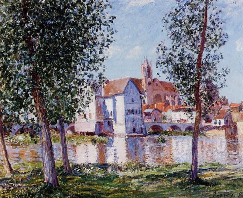 Moret-Sur-Loing II by Alfred Sisley