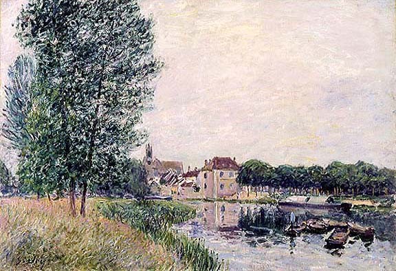 Moret-Sur-Loing IV by Alfred Sisley
