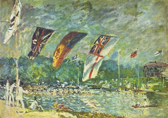 Regatta at Molesey by Alfred Sisley