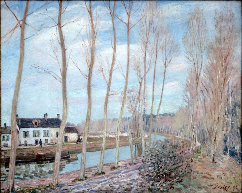River Loing by Alfred Sisley
