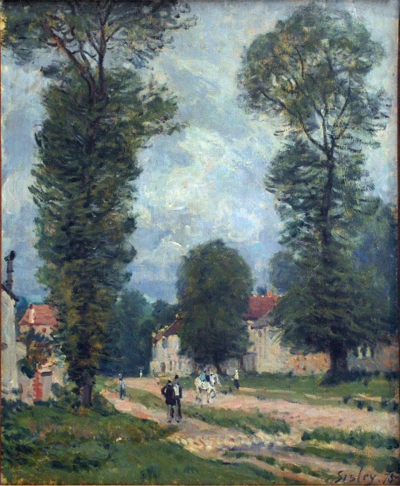 Route to Versailles by Alfred Sisley