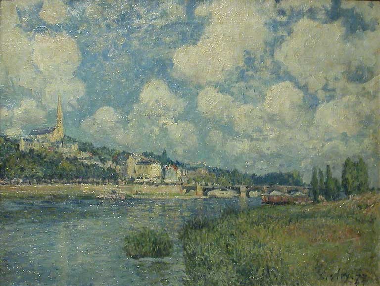 Saint Cloud by Alfred Sisley