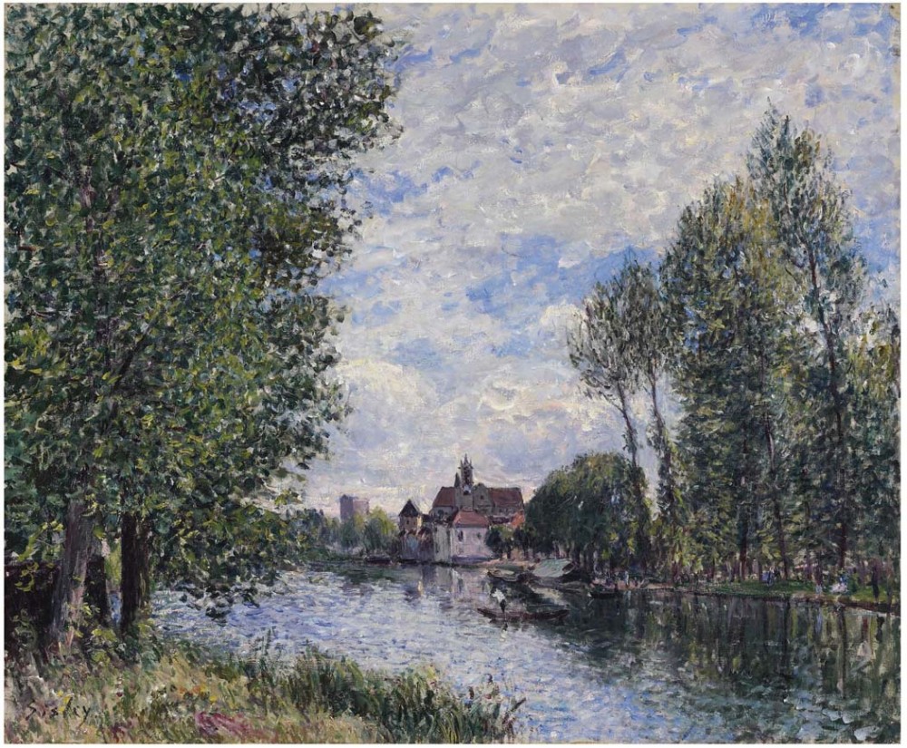 Summer in Moret by Alfred Sisley