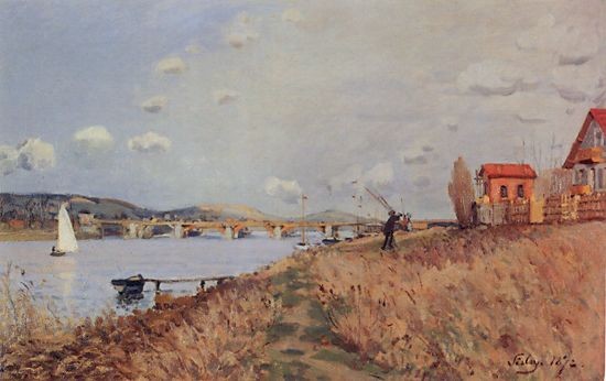 The Bridge at Argenteuil by Alfred Sisley