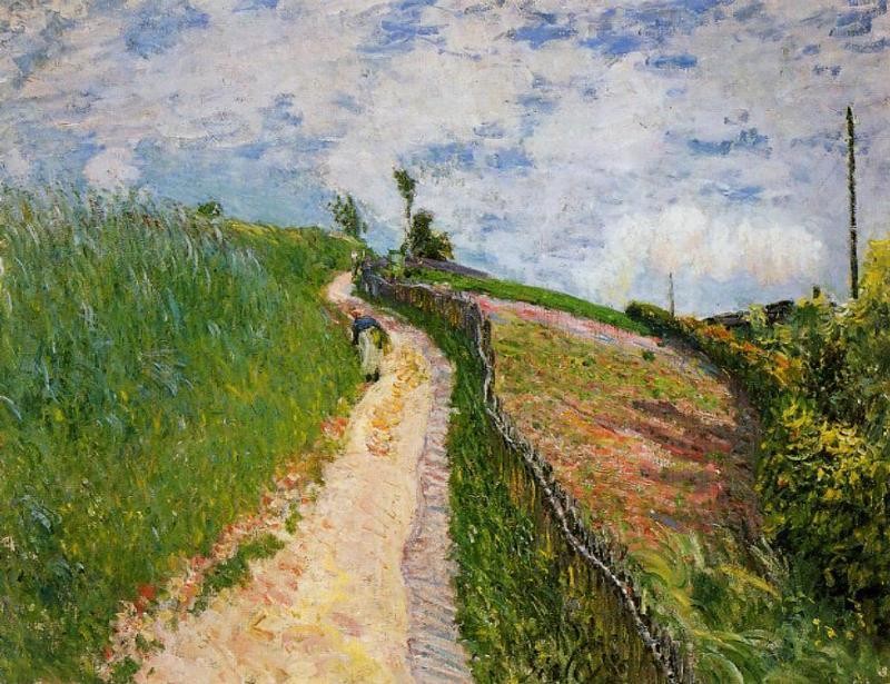 The Hill Path, Ville D'Avray by Alfred Sisley