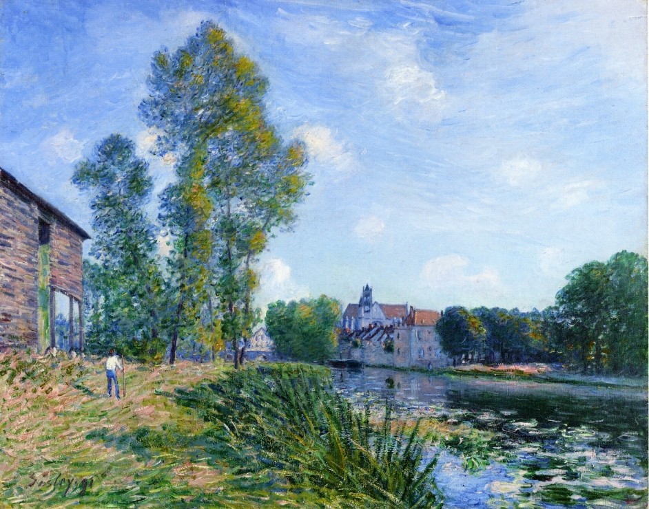 The Losing at Moret in Summer by Alfred Sisley