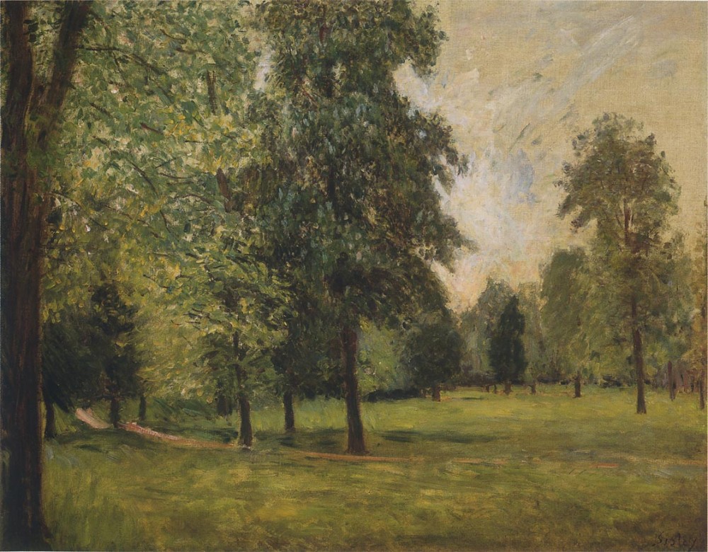 The Park at Sevres by Alfred Sisley
