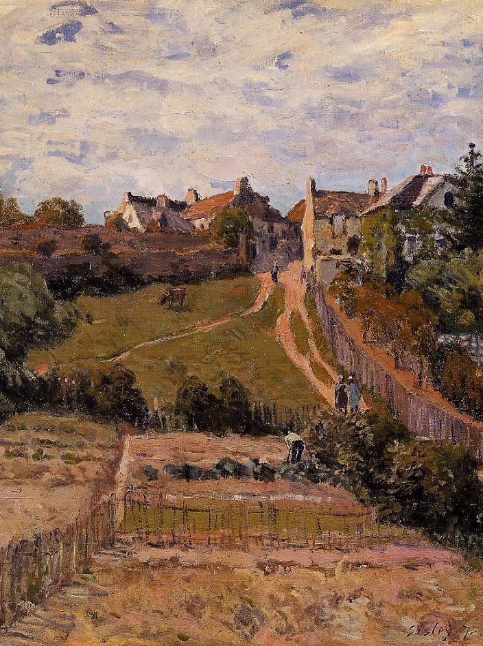 The Rising Path by Alfred Sisley