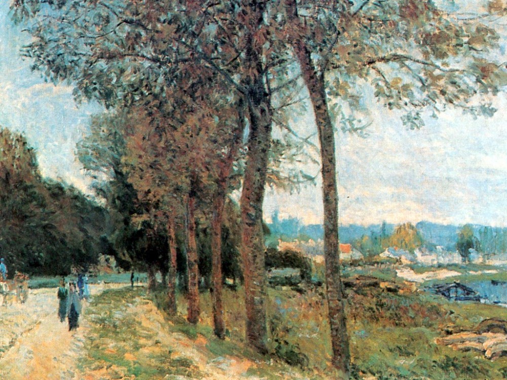 The Seine at Marly by Alfred Sisley
