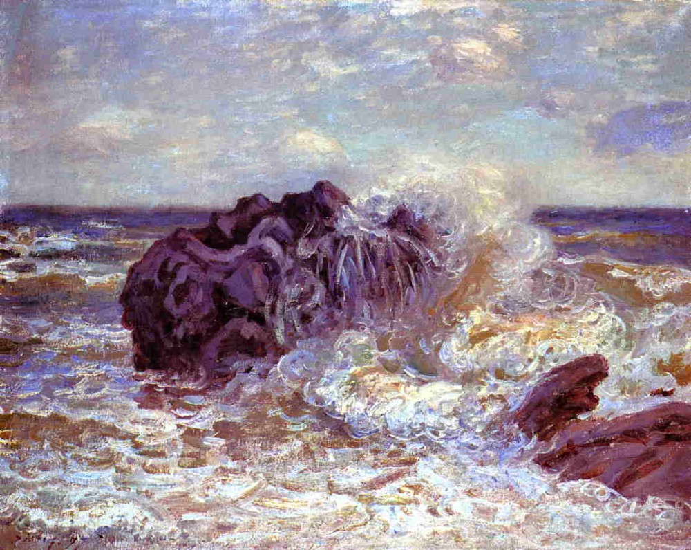 The Wave, Lady's Cove, Langland Bay by Alfred Sisley