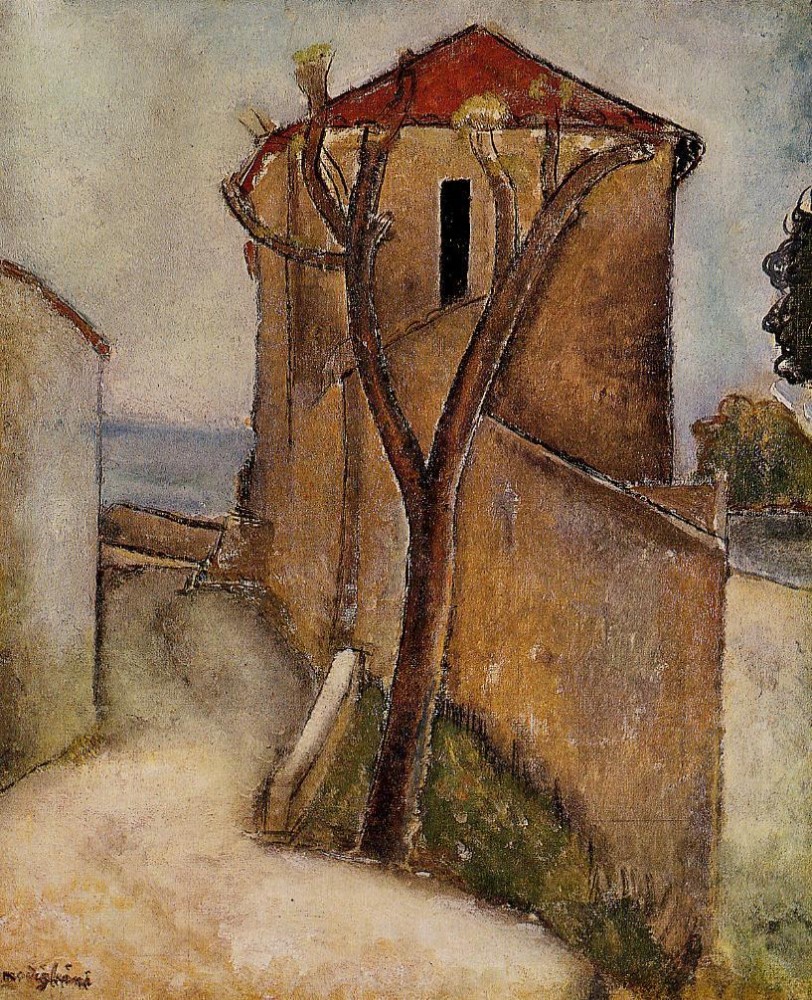 Landscape in the Midi by Amedeo  Modigliani