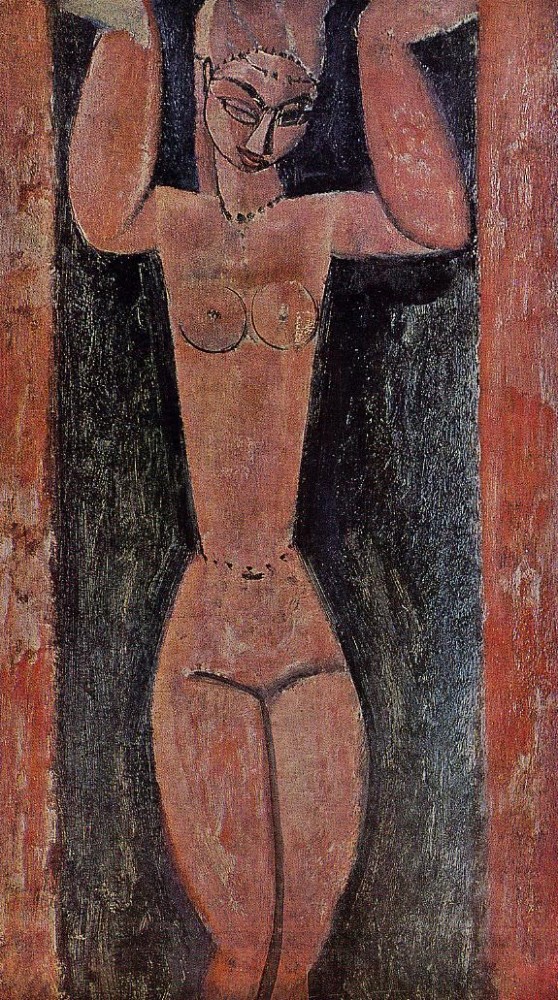 Caryatid IV by Amedeo  Modigliani