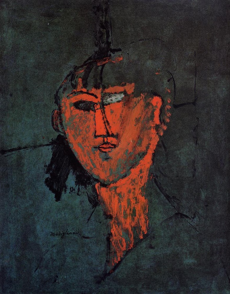Head by Amedeo  Modigliani