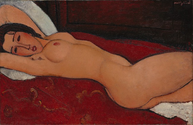 Reclining Nude by Amedeo  Modigliani