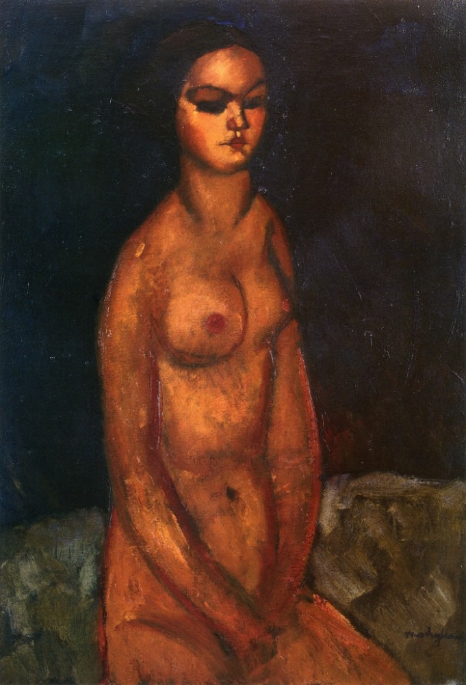 Seated Nude by Amedeo  Modigliani