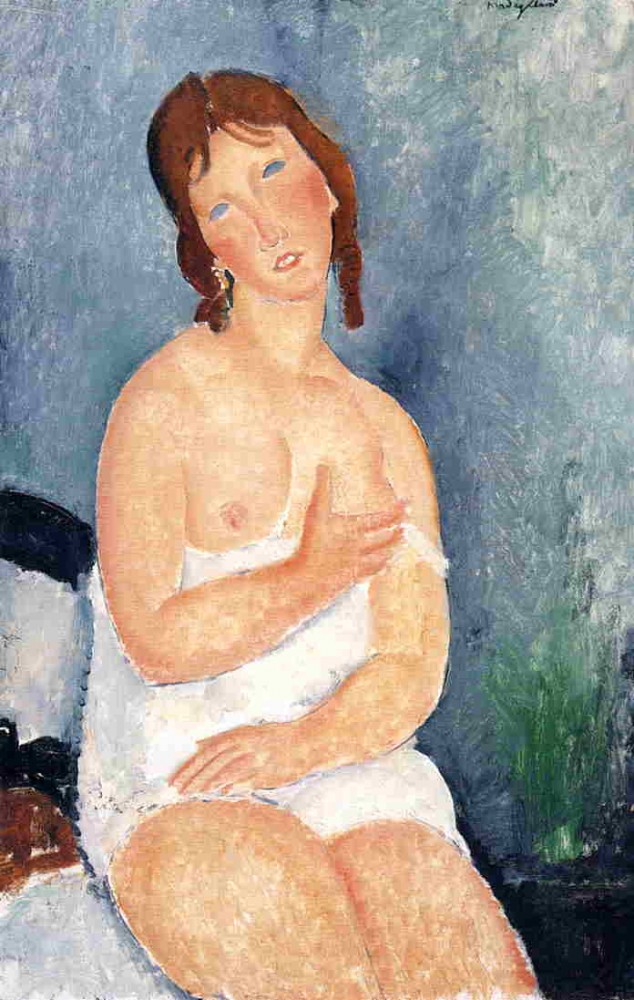 The Dairymaid by Amedeo  Modigliani