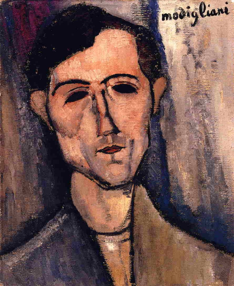 Man's Head by Amedeo  Modigliani