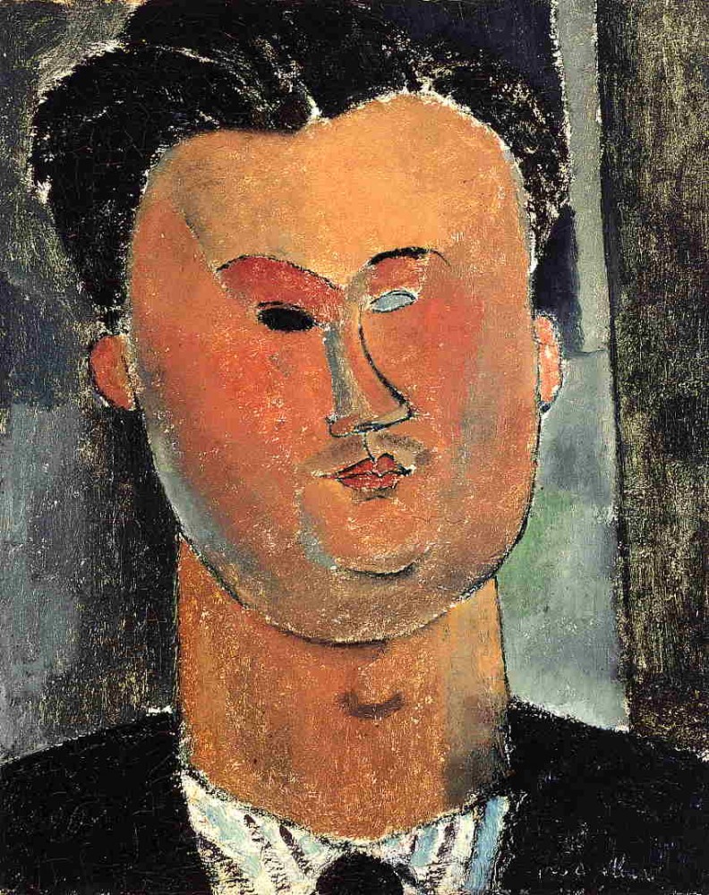 Pierre Reverdy by Amedeo  Modigliani