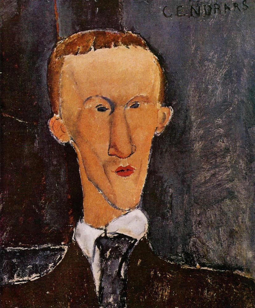 Portrait of Blaise Cendrars by Amedeo  Modigliani
