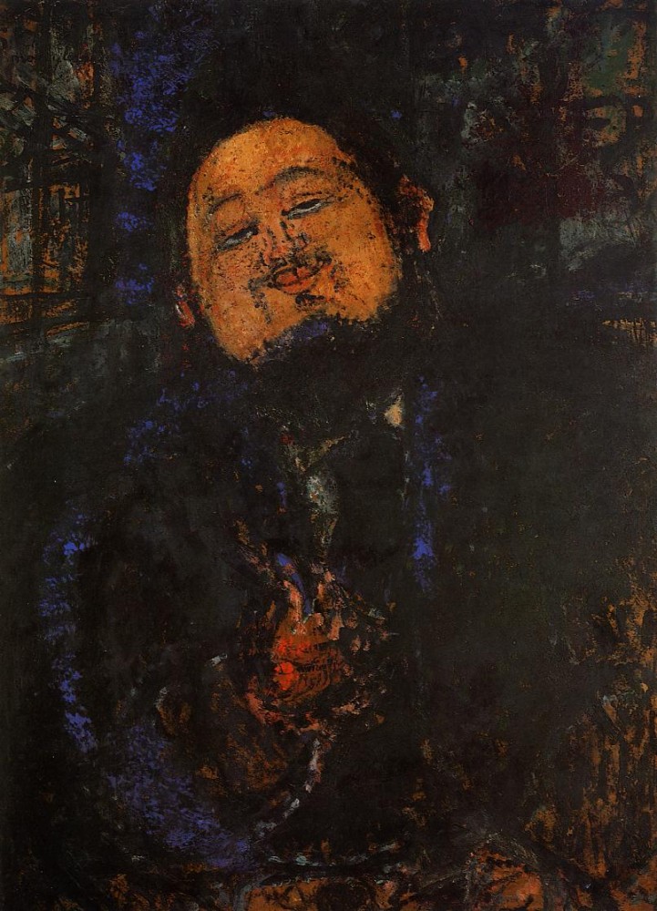 Portrait of Diego Rivera II by Amedeo  Modigliani