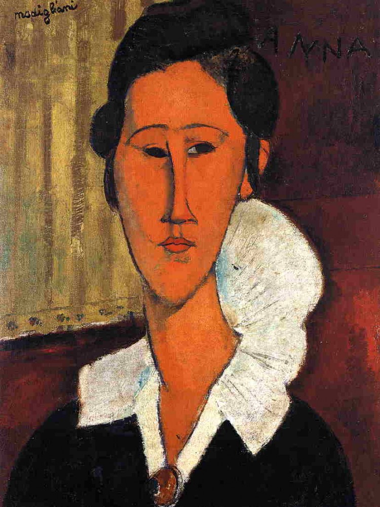Anna Zborowska by Amedeo  Modigliani