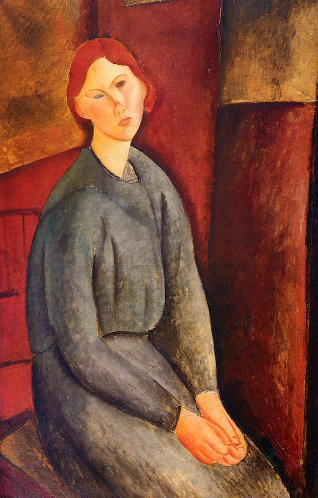 Annie Bjarne by Amedeo  Modigliani