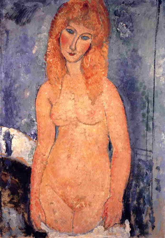 Blonde Nude by Amedeo  Modigliani