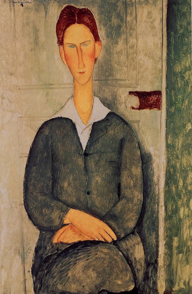 Giovanotto dai Capelli Rosse by Amedeo  Modigliani