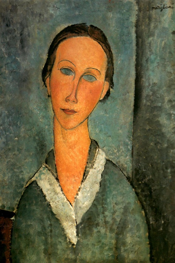 Girl in a Sailor's Blouse by Amedeo  Modigliani