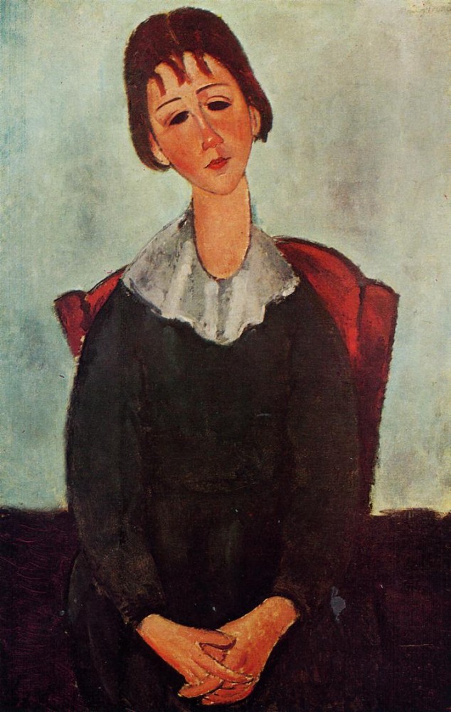 Girl on a Chair by Amedeo  Modigliani