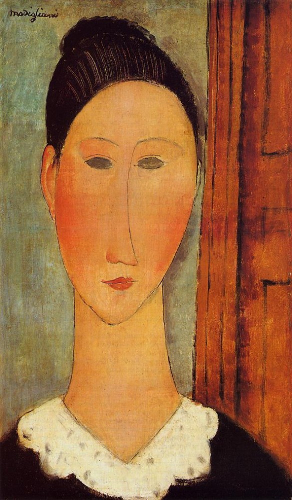 Head of a Girl by Amedeo  Modigliani