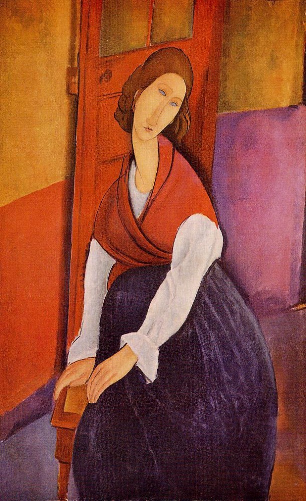 Jeanne Hebuterne II by Amedeo  Modigliani