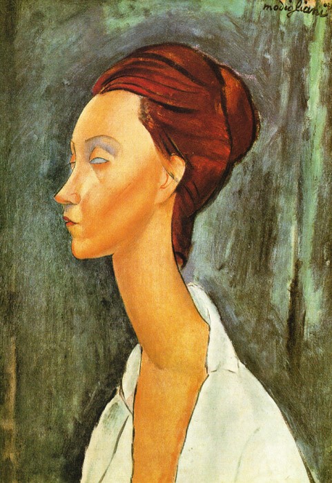 Lunia Czechovska by Amedeo  Modigliani
