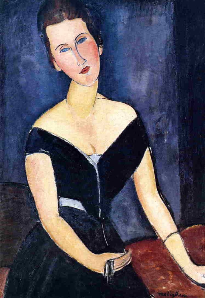 Madame Georges van Muyden by Amedeo  Modigliani