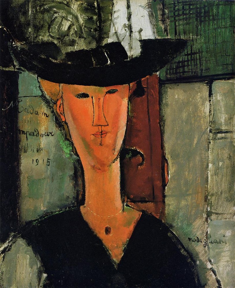 Madame Pompador by Amedeo  Modigliani