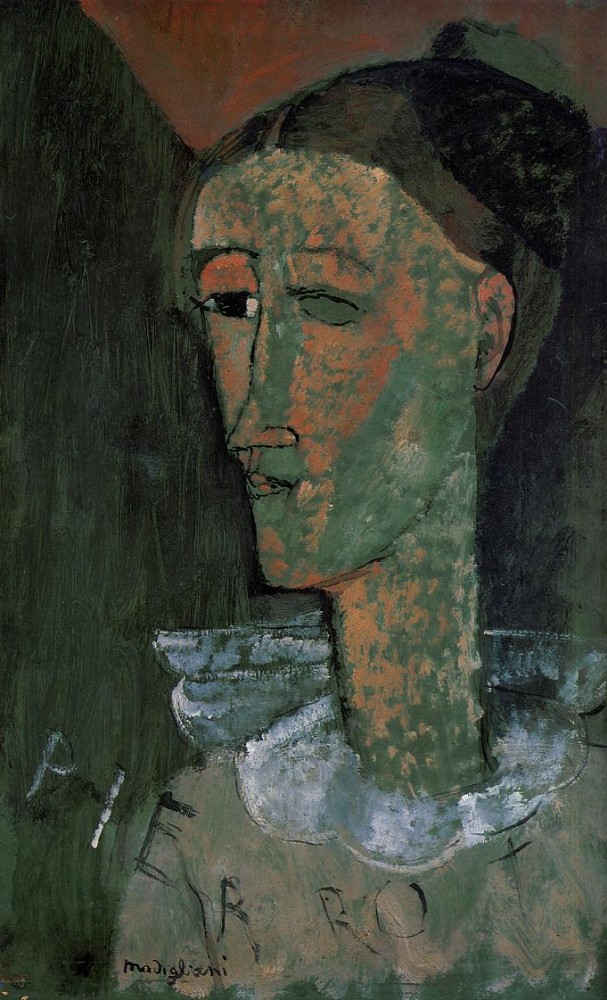 Pierrot by Amedeo  Modigliani
