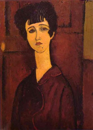 Portrait of a Girl by Amedeo  Modigliani