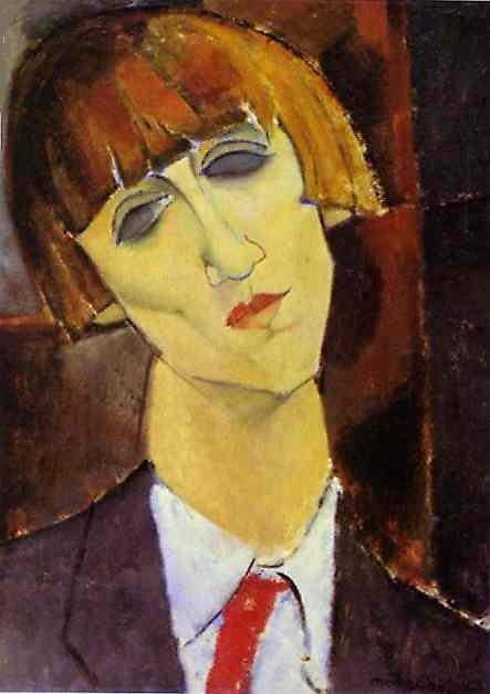 Portrait of Madame Kisling by Amedeo  Modigliani