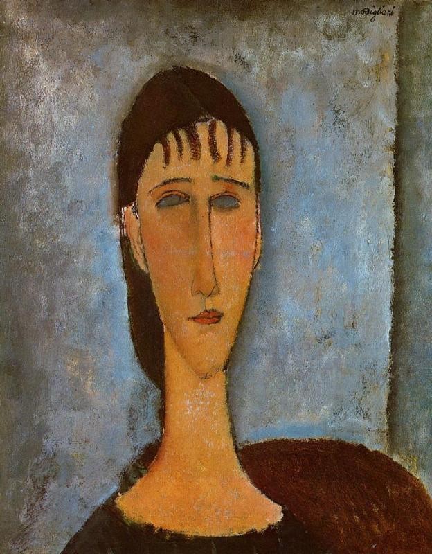 Portrait of a Young Girl by Amedeo  Modigliani